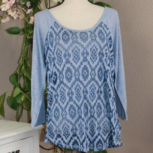 Maurices Geometric Baseball T-shirt